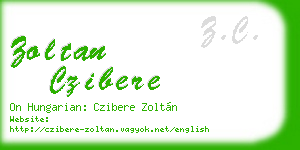 zoltan czibere business card